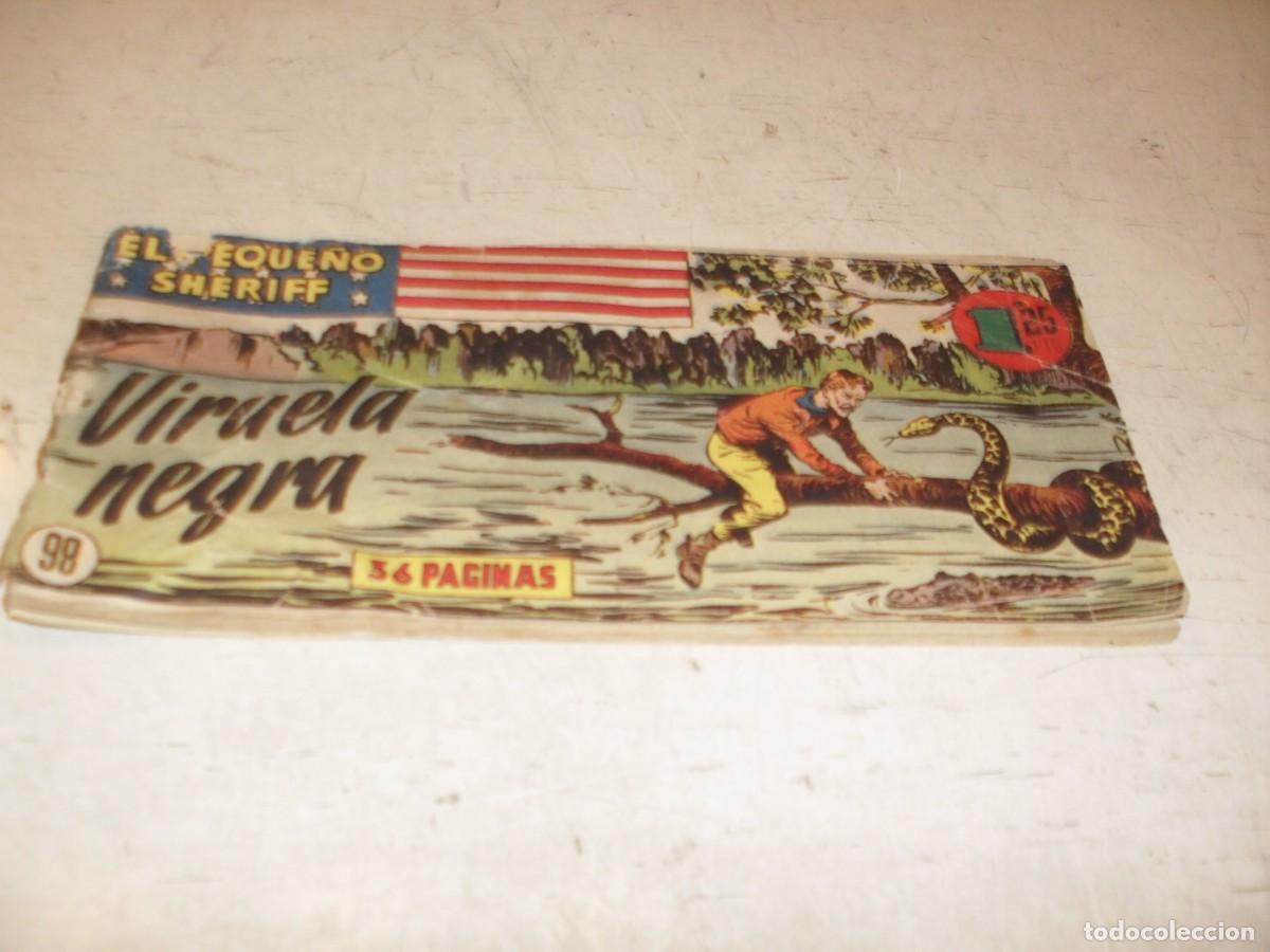 Tebeos: (ORIGINAL)EL PEQUE&Ntilde;O SHERIFF N&ordm; 98,VIRUELA NEGRA,DE 270.HISPANOAMERICANA,1948