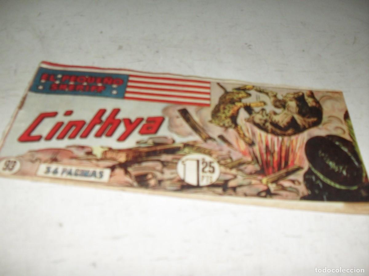 Tebeos: (ORIGINAL)EL PEQUE&Ntilde;O SHERIFF N&ordm; 93,CINTHYA,DE 270.HISPANOAMERICANA,1948