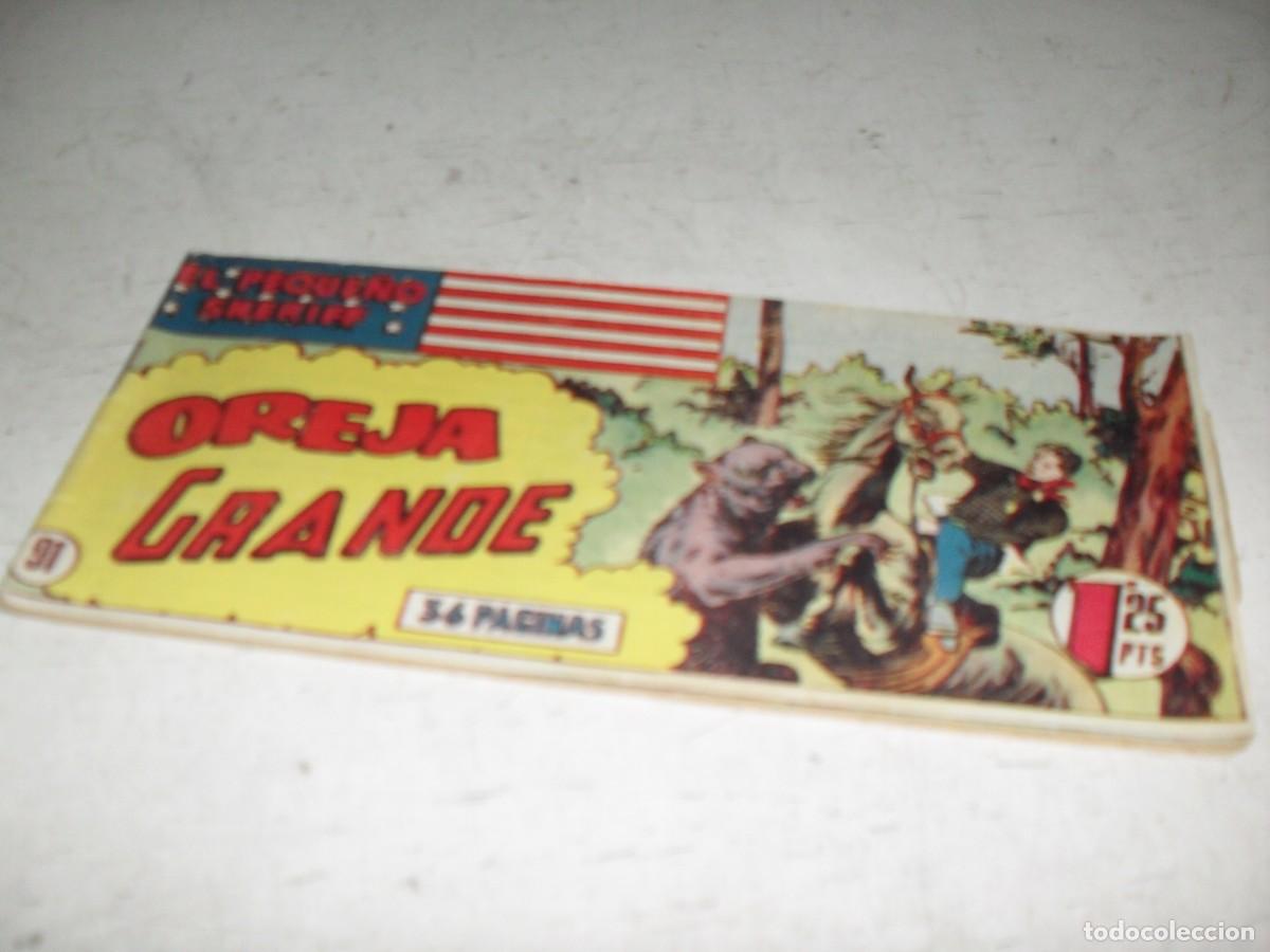 Tebeos: (ORIGINAL)EL PEQUE&Ntilde;O SHERIFF N&ordm; 91,OREJA GRANDE,DE 270.HISPANOAMERICANA,1948