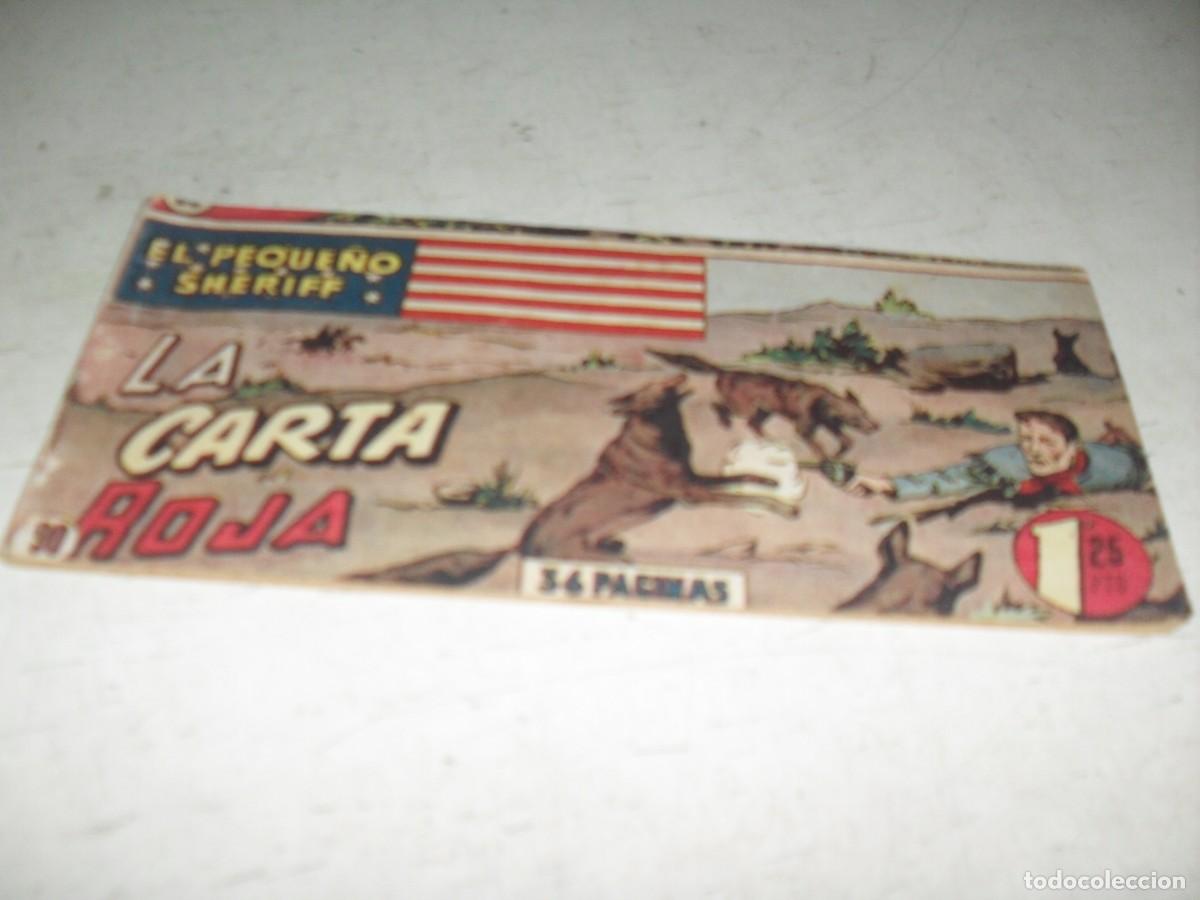 Tebeos: (ORIGINAL)EL PEQUE&Ntilde;O SHERIFF N&ordm; 90,LA CARTA ROJA,DE 270.HISPANOAMERICANA,1948