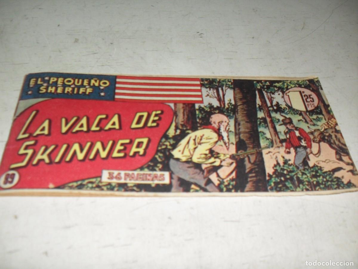 Tebeos: (ORIGINAL)EL PEQUE&Ntilde;O SHERIFF N&ordm; 89,LA VACA DE SKINNER,DE 270.HISPANOAMERICANA,1948