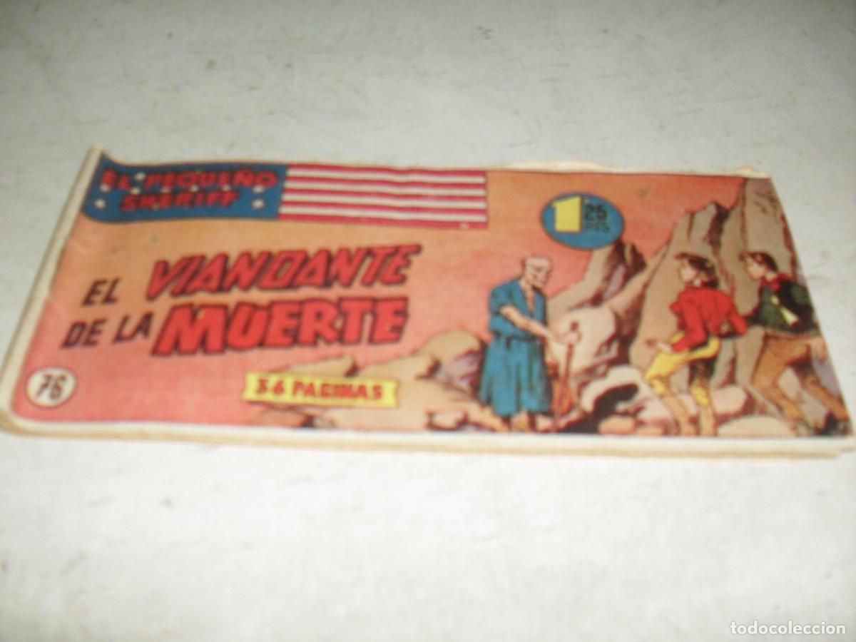Tebeos: (ORIGINAL)EL PEQUE&Ntilde;O SHERIFF N&ordm; 76,EL VIANDANTE DE LA MUERTE,DE 270.HISPANOAMERICANA,1948