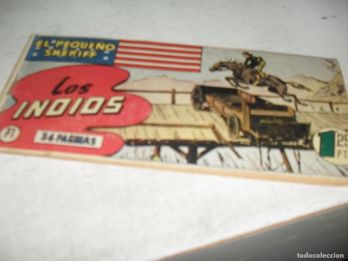 Tebeos: (ORIGINAL)EL PEQUE&Ntilde;O SHERIFF N&ordm; 71,LOS INDIOS,DE 270.HISPANOAMERICANA,1948