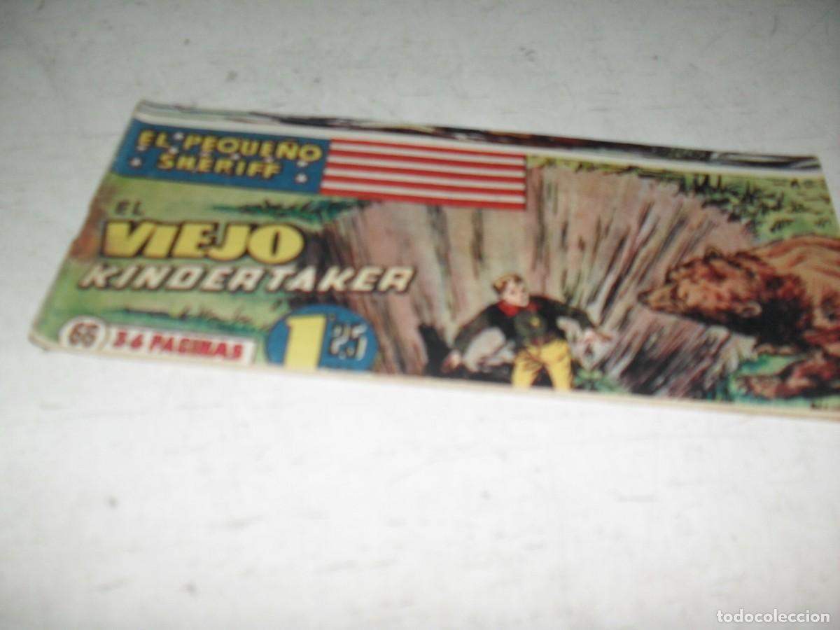 Tebeos: (ORIGINAL)EL PEQUE&Ntilde;O SHERIFR N&ordm; 66,EL VIEJO KINDERTAKER,DE 270.HISPANOAMERICANA,1948