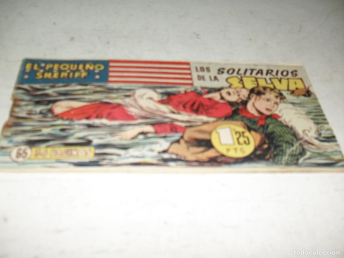 Tebeos: (ORIGINAL)EL PEQUE&Ntilde;O SHERIFR N&ordm; 65,LOS SOLITARIOS DE LA SELVA,DE 270.HISPANOAMERICANA,1948