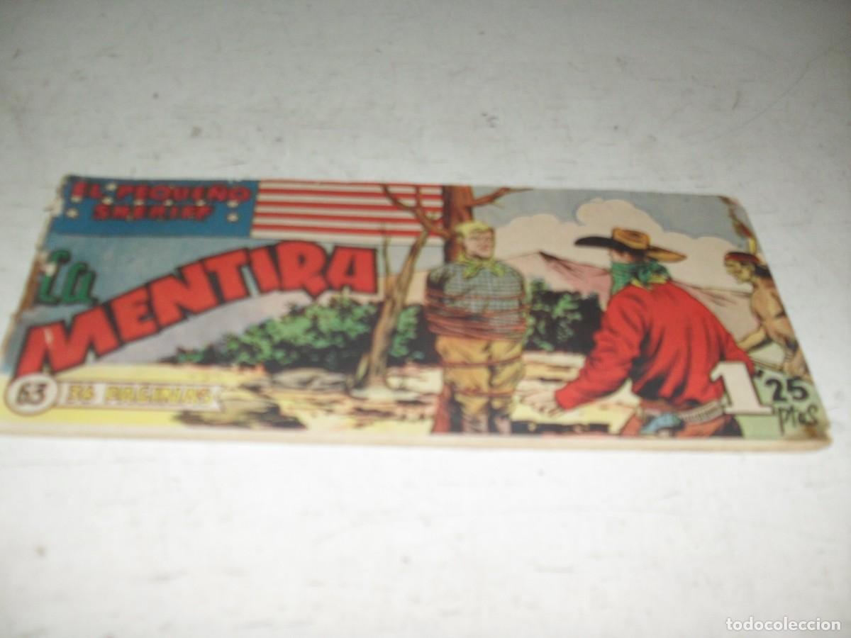 Tebeos: (ORIGINAL)EL PEQUE&Ntilde;O SHERIFR N&ordm; 63,MENTIRA,DE 270.HISPANOAMERICANA,1948