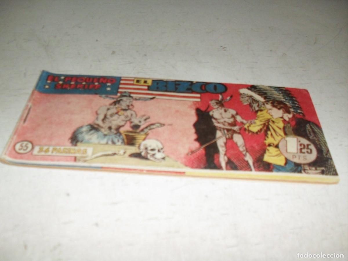 Tebeos: (ORIGINAL)EL PEQUE&Ntilde;O SHERIFF N&ordm; 55,EL BIZCO,DE 270.HISPANOAMERICANA,1948