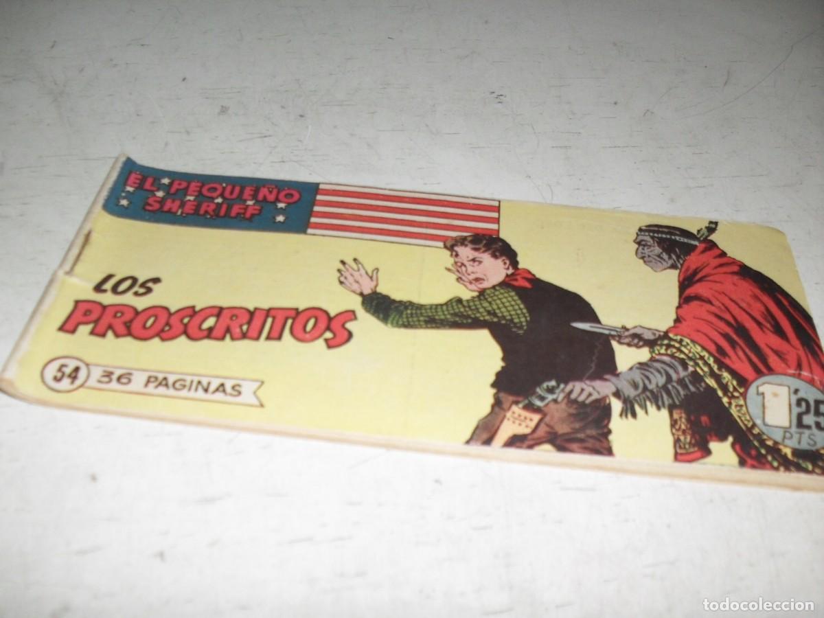 Tebeos: (ORIGINAL)EL PEQUE&Ntilde;O SHERIFF N&ordm; 54,LOS PROSCRITOS,DE 270.HISPANOAMERICANA,1948