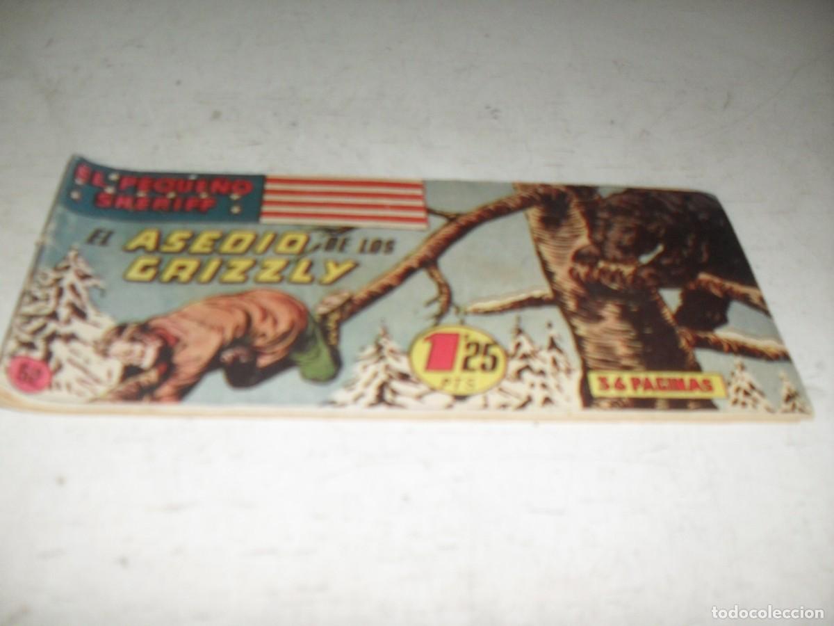 Tebeos: (ORIGINAL)EL PEQUE&Ntilde;O SHERIFF N&ordm; 52,EL ASEDIO DE LOS GRIZZLY,DE 270.HISPANOAMERICANA,1948