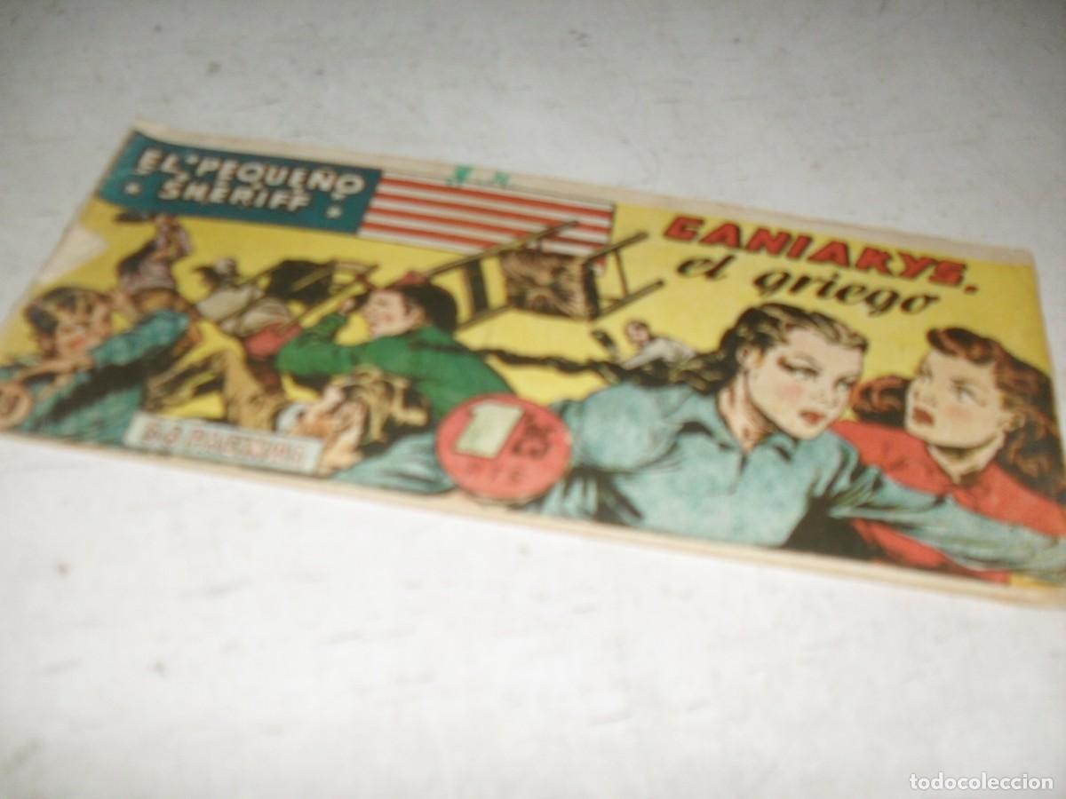 Tebeos: (ORIGINAL)EL PEQUE&Ntilde;O SHERIFF N&ordm; 49,GANIAKYS,EL GRIEGO,DE 270.HISPANOAMERICANA,1948