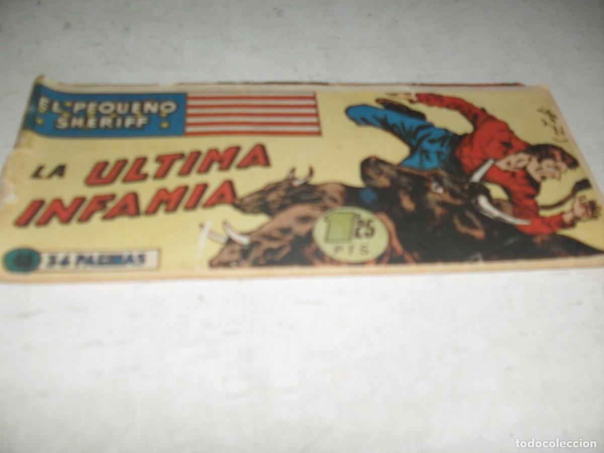 Tebeos: (ORIGINAL)EL PEQUE&Ntilde;O SHERIFF N&ordm; 48,LA ULTIMA INFAMIA,DE 270.HISPANOAMERICANA,1948