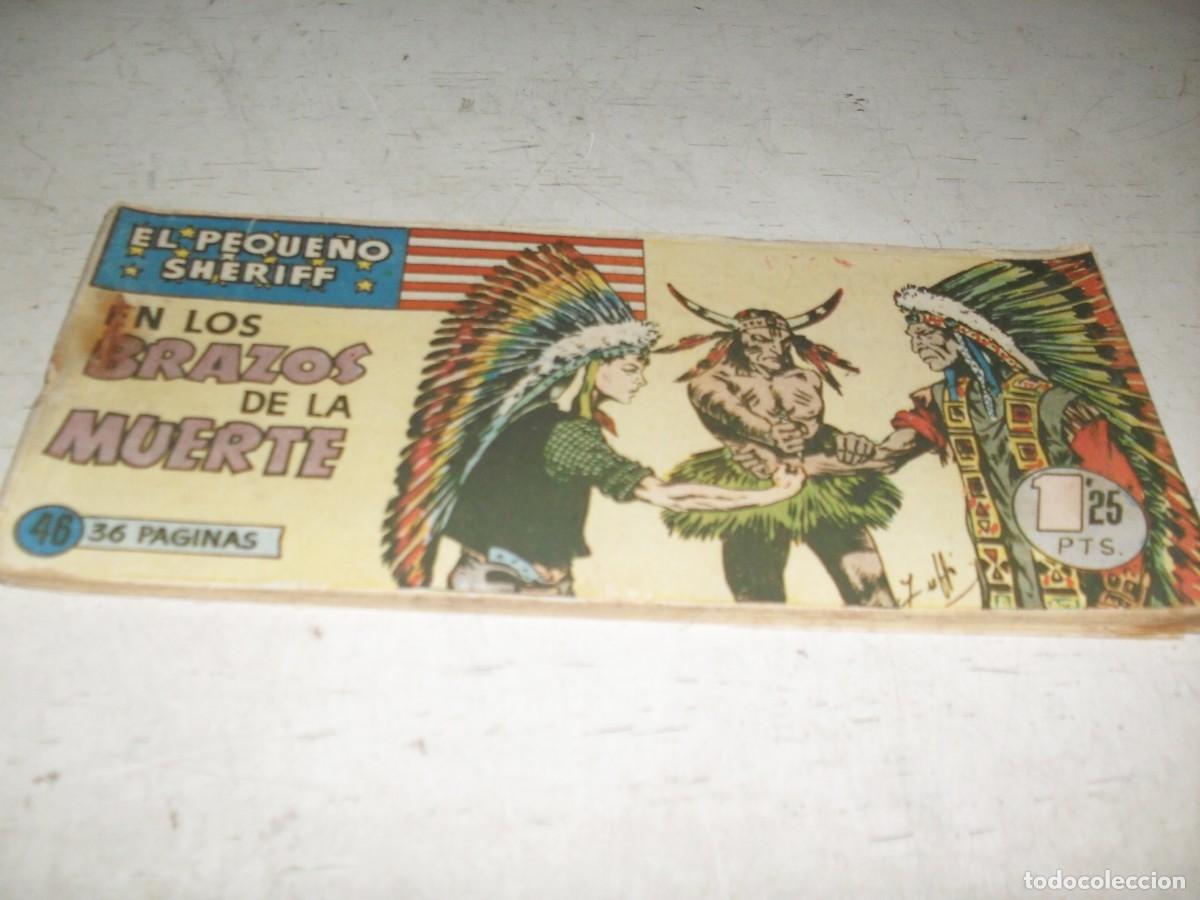 Tebeos: (ORIGINAL)EL PEQUE&Ntilde;O SHERIFF N&ordm; 46,EN LOS BRAZOS SE LA MUERTE,DE 270.HISPANOAMERICANA,1948