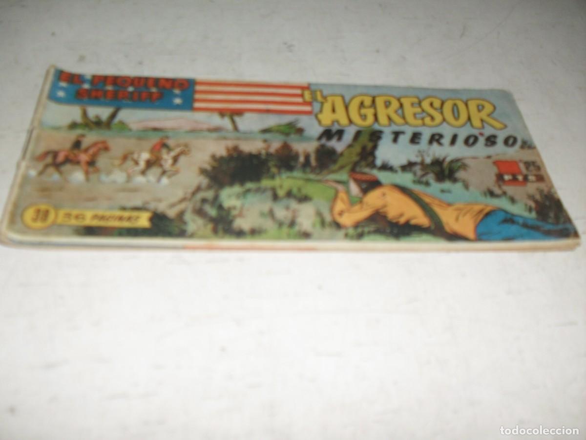 Tebeos: (ORIGINAL)EL PEQUE&Ntilde;O SHERIFF N&ordm; 38,EL AGRESOR MISTERIOSO,DE 270.HISPANOAMERICANA,1948