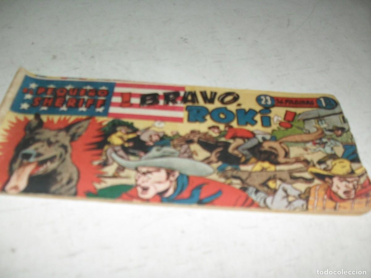 Tebeos: (ORIGINAL)EL PEQUE&Ntilde;O SHERIFF N&ordm; 23,BRAVO,ROKI&iexcl;&iexcl;,DE 270.HISPANOAMERICANA,1948