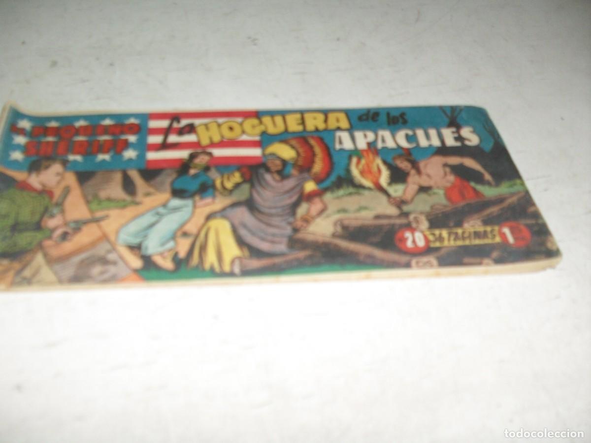 Tebeos: (ORIGINAL)EL PEQUE&Ntilde;O SHERIFF N&ordm; 20,LA HOGUERA DE LOS APACHES,DE 270.HISPANOAMERICANA,1948