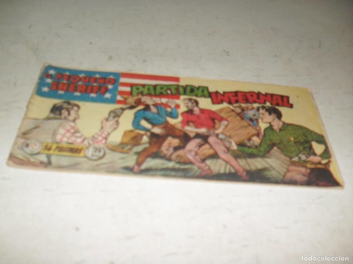 Tebeos: (ORIGINAL)EL PEQUE&Ntilde;O SHERIFF,PRIMEROS N, N&ordm; 9,PARTIDA INFERNAL,DE 270.HISPANOAMERICANA,1948