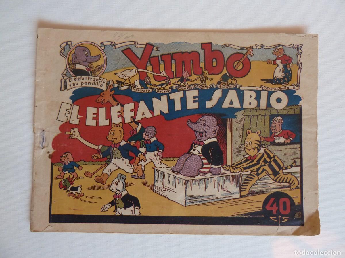 Tebeos: YUMBO EL ELEFANTE SABIO N&ordm; 1 HISPANO AMERICANA,INFANTIL GRANDES AVENTURAS,ORIGINAL