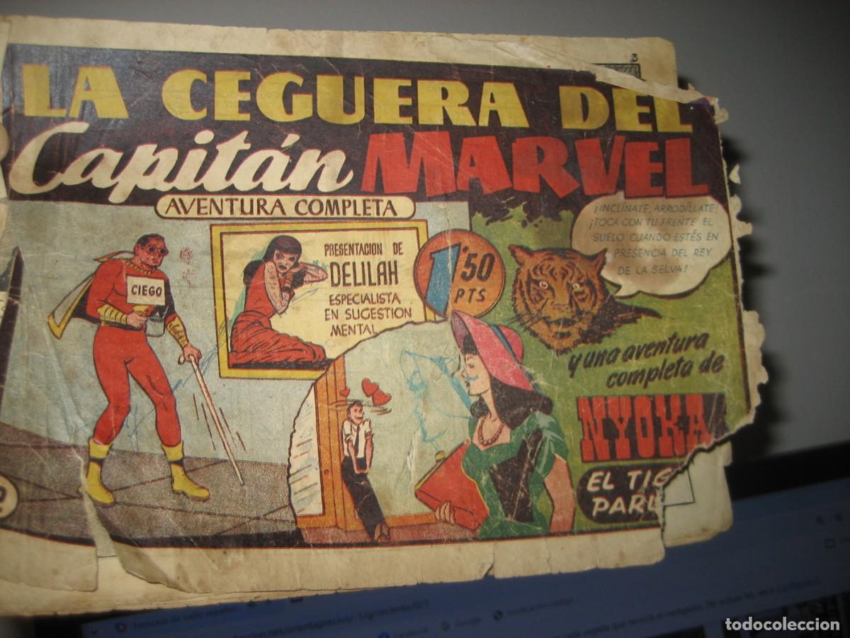 Tebeos: La ceguera del capitan Marvel 72 Hispano Americana . c&oacute;mic defectuoso