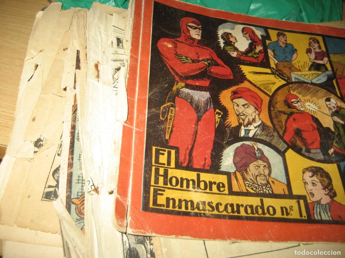Tebeos: El hombre enmascarado 1 . Hispano Americana . lote c&oacute;mics defectuososo ver fotos