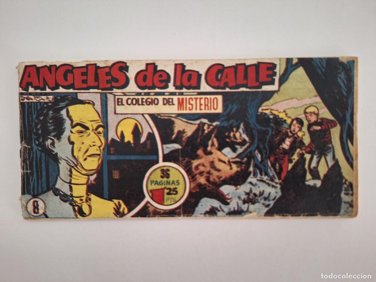 Tebeos: ANGELES DE LA CALLE N&ordm; 8 EL COLEGIO DEL MISTERIO HISPANO AMERICANA FORMATO PEQUE&Ntilde;O 36 PAGINAS RV
