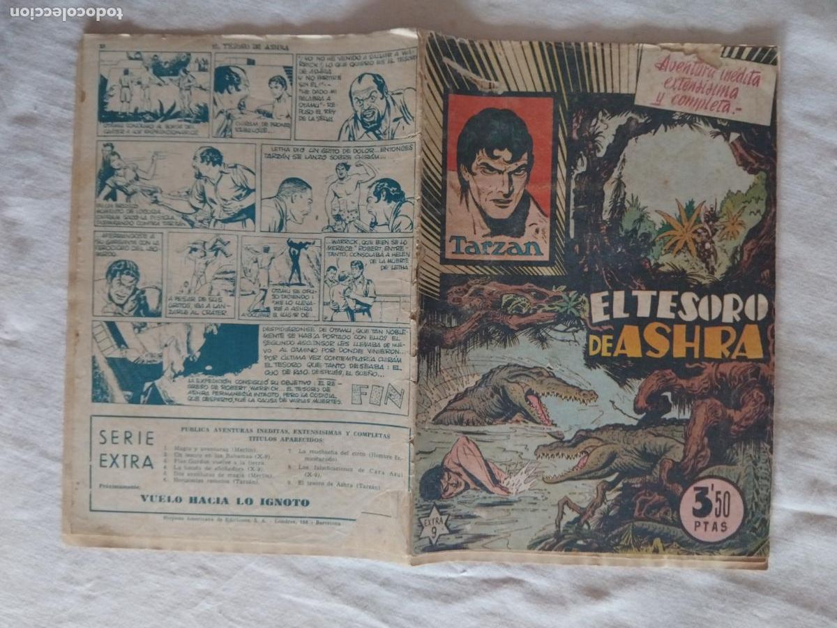Tebeos: TARZAN. EL TESORO DE ASHRA. EXTRA N&ordm; 10.. HISPANO AMERICANA DE EDICIONES. ORIGINAL.