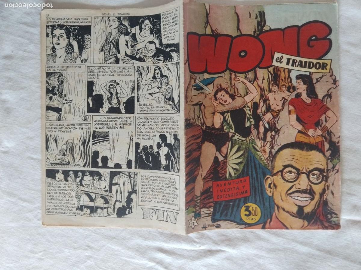 Tebeos: WONG EL TRAIDOR. EXTRA N&ordm; 17. HISPANO AMERICANA DE EDICIONES. ORIGINAL.