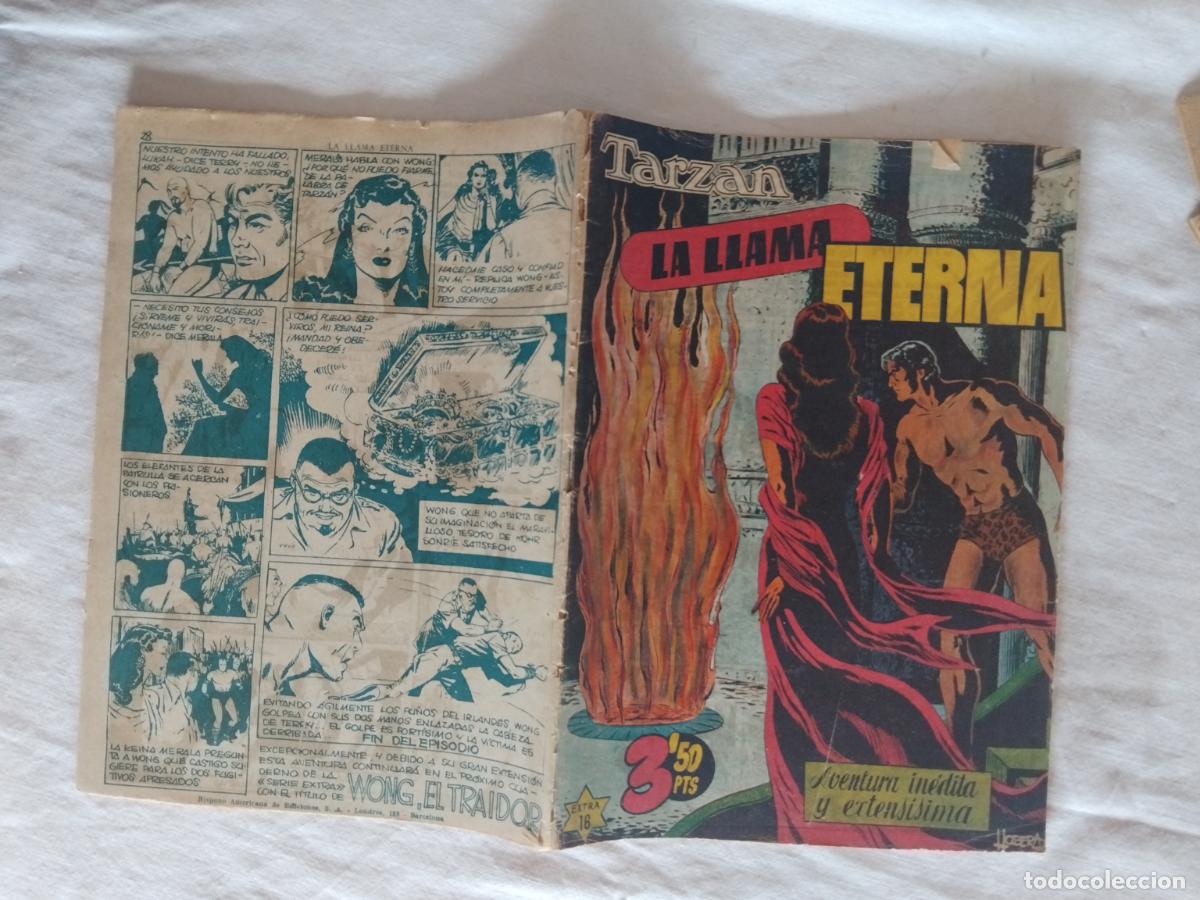 Tebeos: TARZAN. LA LLAMA ETERNA. EXTRA N&ordm; 16. HISPANO AMERICANA DE EDICIONES. ORIGINAL.