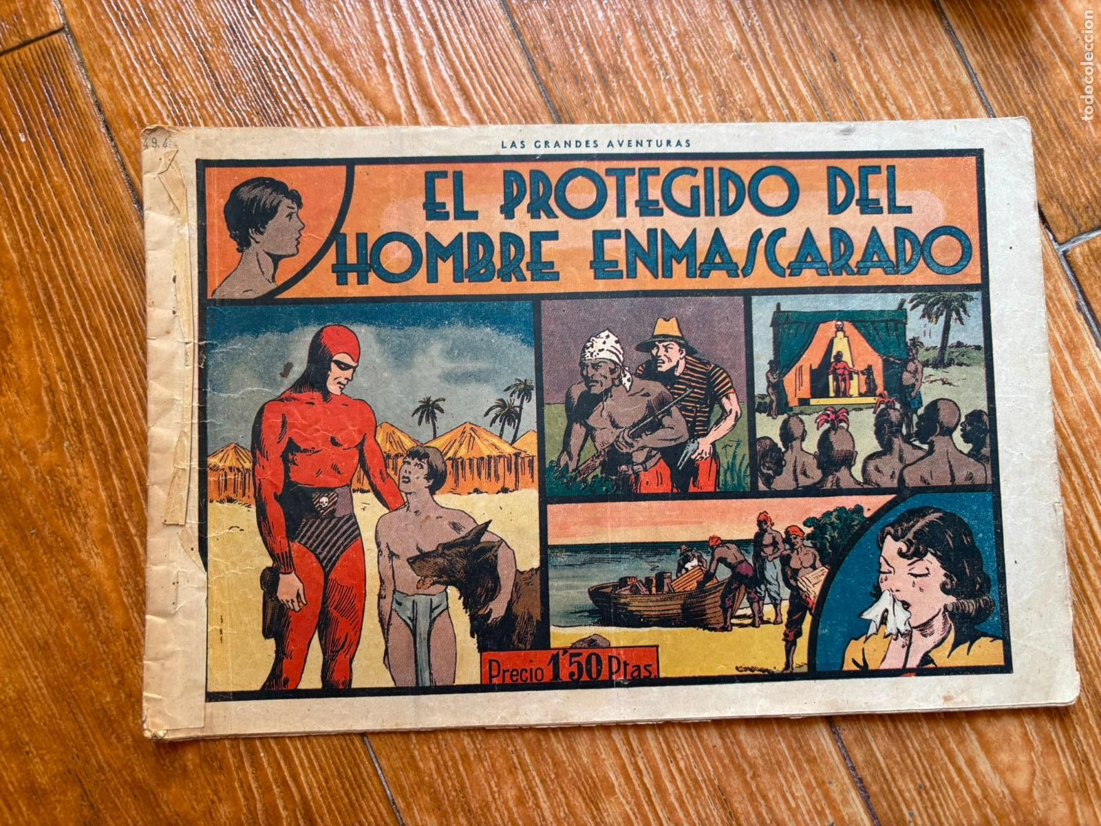 Tebeos: EL HOMBRE ENMASCARADO N&ordm; 10 Hispano Americana ORIGINAL 1942