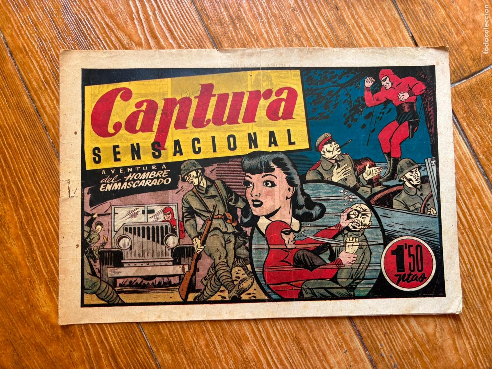 Tebeos: EL HOMBRE ENMASCARADO N&ordm; 56 Hispano Americana ORIGINAL 1942