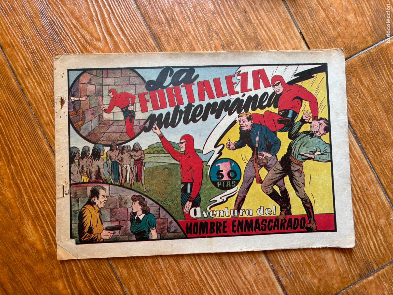 Tebeos: EL HOMBRE ENMASCARADO N&ordm; 43 Hispano Americana ORIGINAL 1942