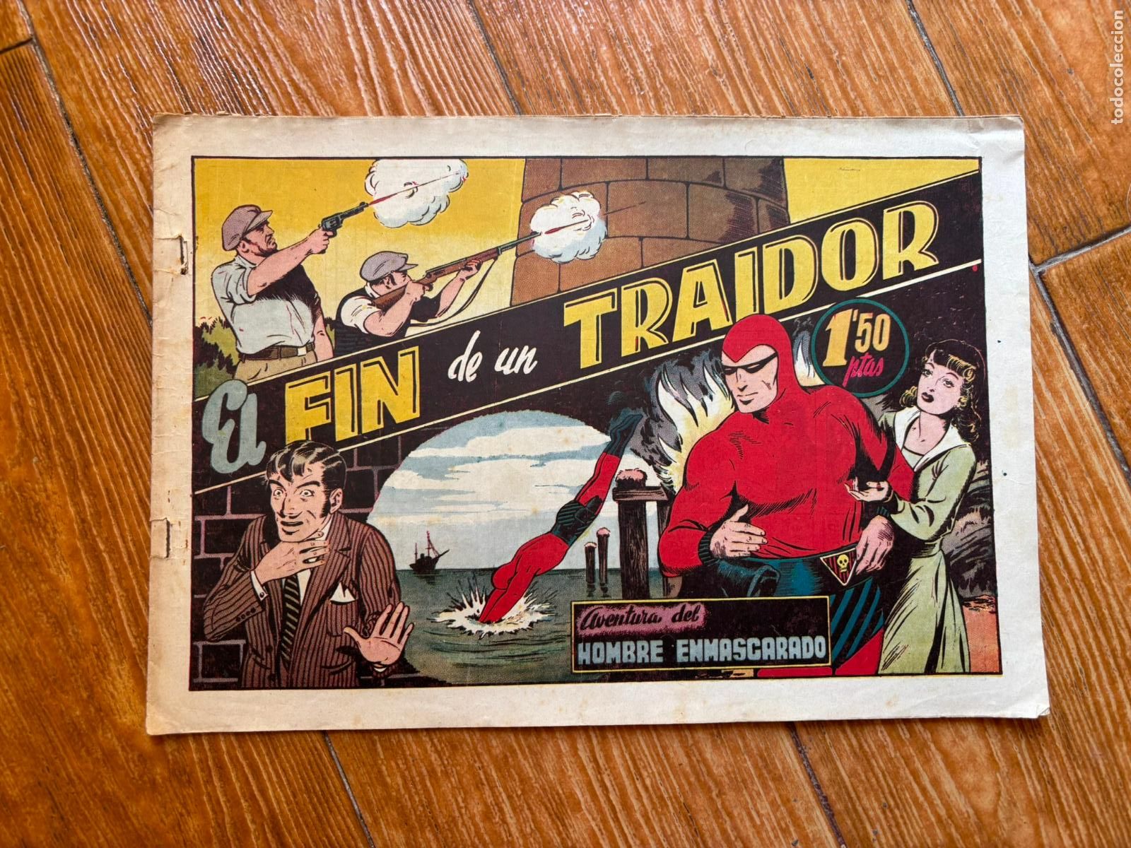 Tebeos: EL HOMBRE ENMASCARADO N&ordm; 40 Hispano Americana ORIGINAL 1942