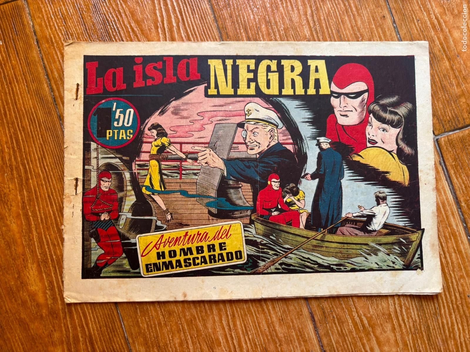Tebeos: EL HOMBRE ENMASCARADO N&ordm; 35 Hispano Americana ORIGINAL 1942