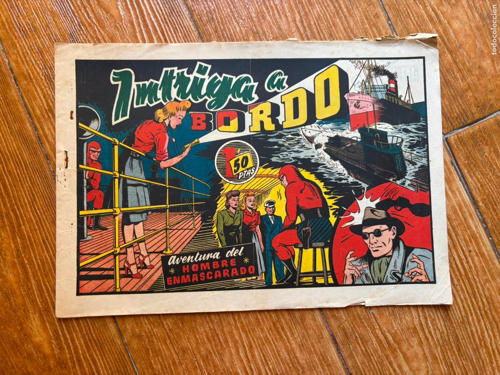Tebeos: EL HOMBRE ENMASCARADO N&ordm; 59 Hispano Americana ORIGINAL 1942