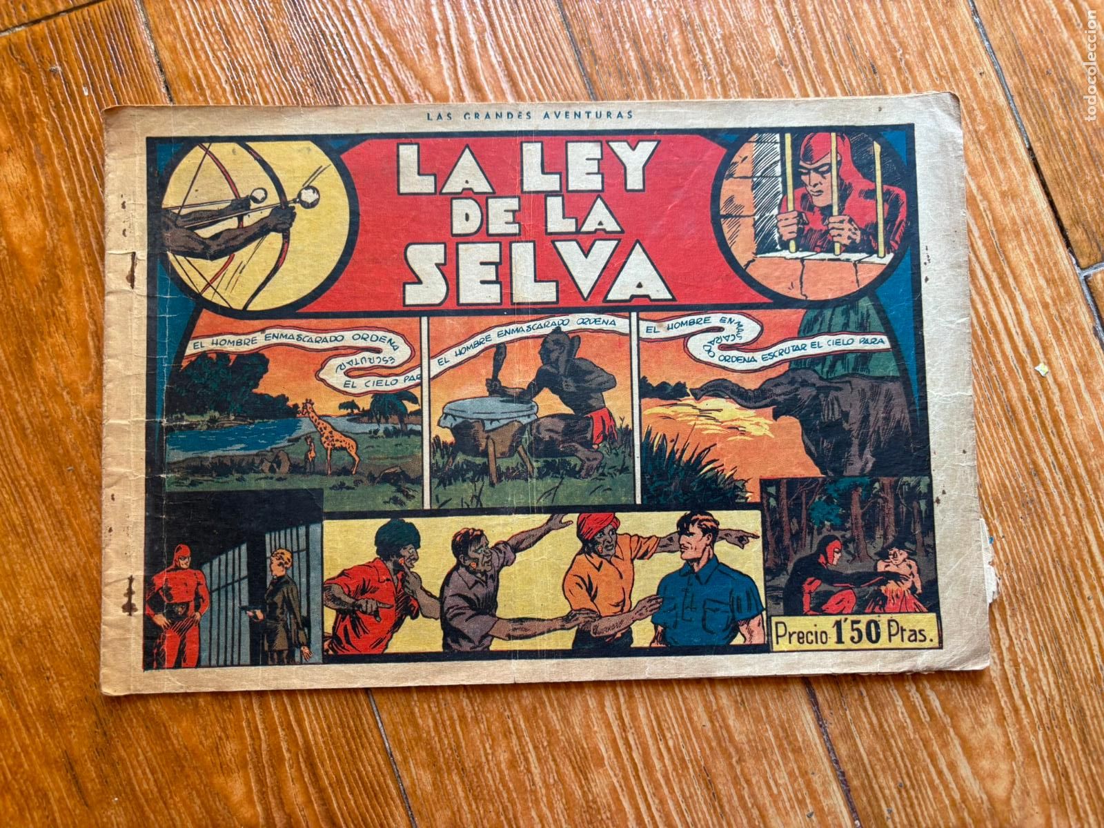 Tebeos: EL HOMBRE ENMASCARADO N&ordm; 6 Hispano Americana ORIGINAL 1942