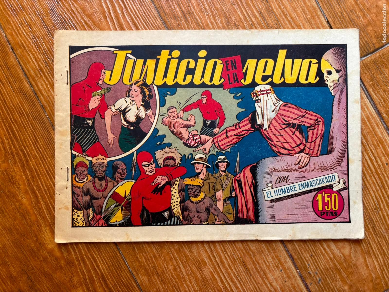 Tebeos: EL HOMBRE ENMASCARADO N&ordm; 26 Hispano Americana ORIGINAL 1942
