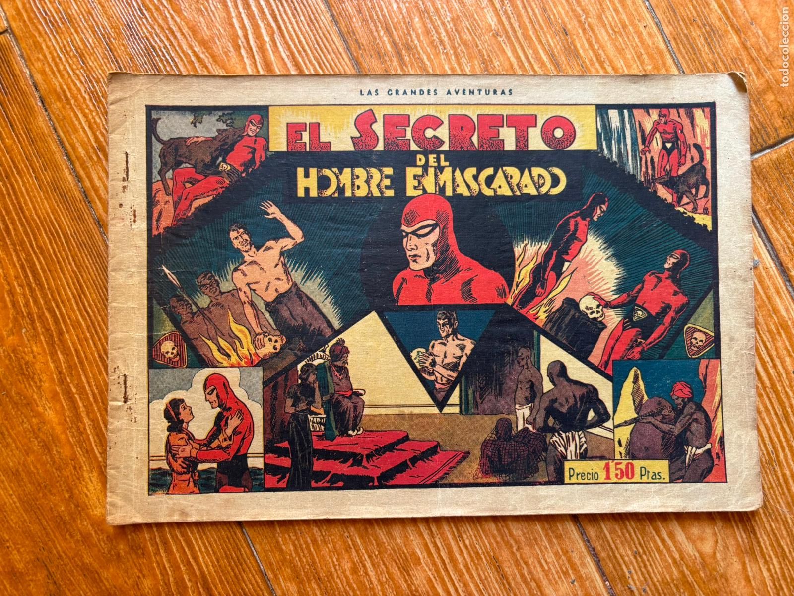 Tebeos: EL HOMBRE ENMASCARADO N&ordm; 5 Hispano Americana ORIGINAL 1942