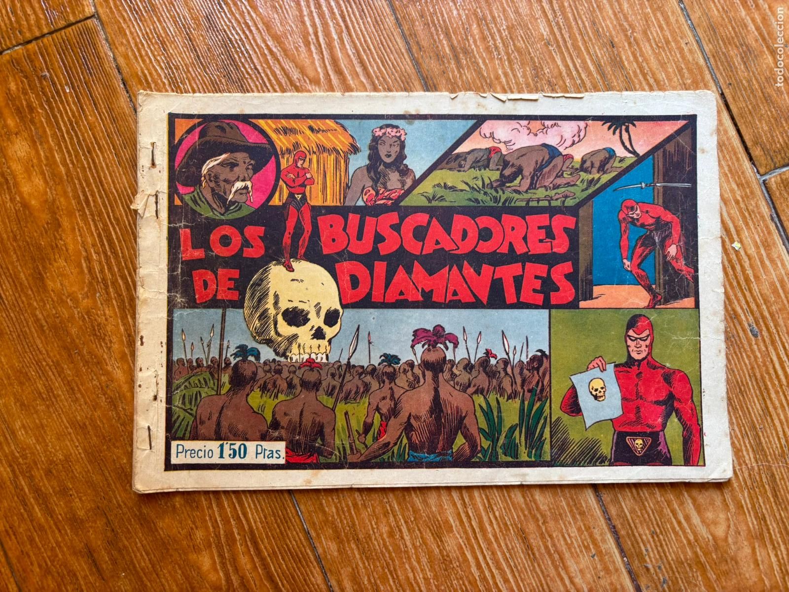 Tebeos: EL HOMBRE ENMASCARADO N&ordm; 8 Hispano Americana ORIGINAL 1942