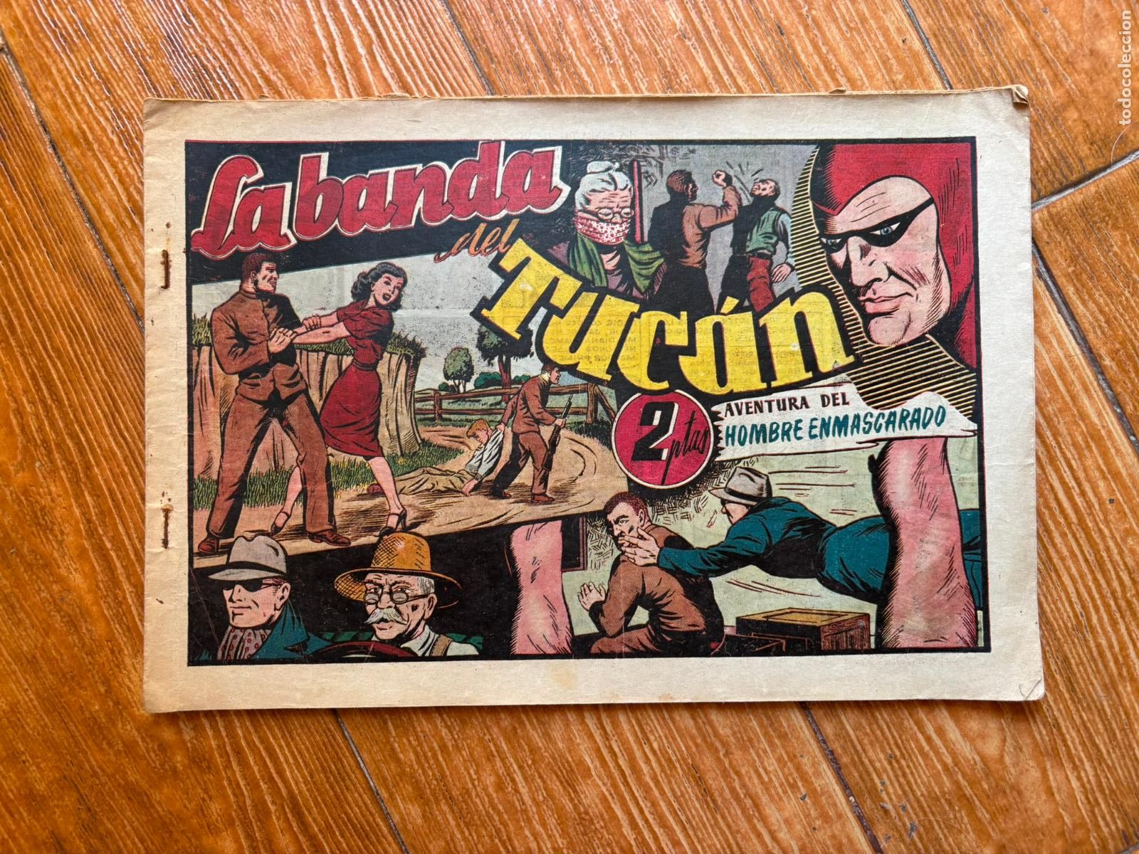Tebeos: EL HOMBRE ENMASCARADO N&ordm; 46 Hispano Americana ORIGINAL 1942