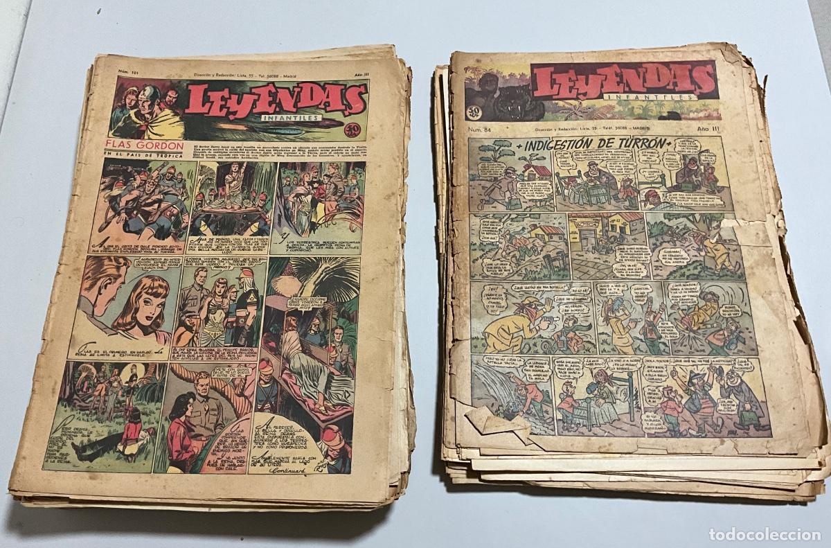 Tebeos: LOTE REVISTAS LEYENDAS INFANTILES-HISPANO AMERICANA A&Ntilde;OS 40-MIRAR FOTOS PARA VER SU ESTADO - CON USO