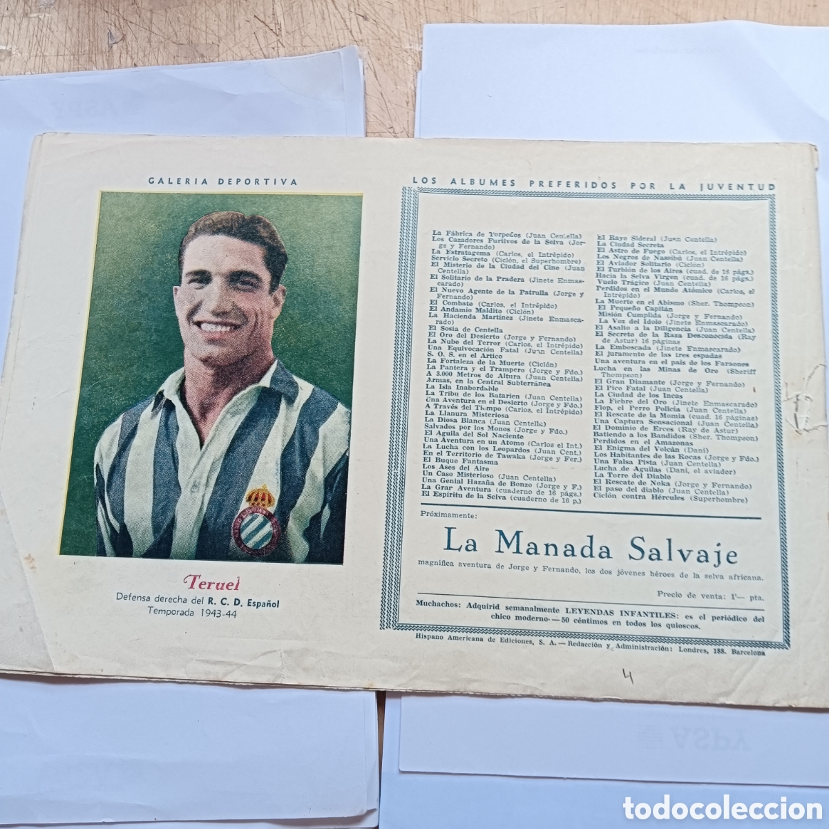 Tebeos: RAY ASTUR NUM4 HISPANO AM&Eacute;RICANA ORIGINAL - Foto 2