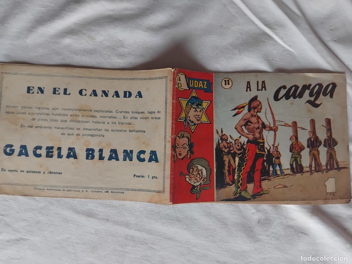 Tebeos: AUDAZ N&ordm; 11 HISPANO AMERICANA DE EDICIONES 1949. ORIGINAL.