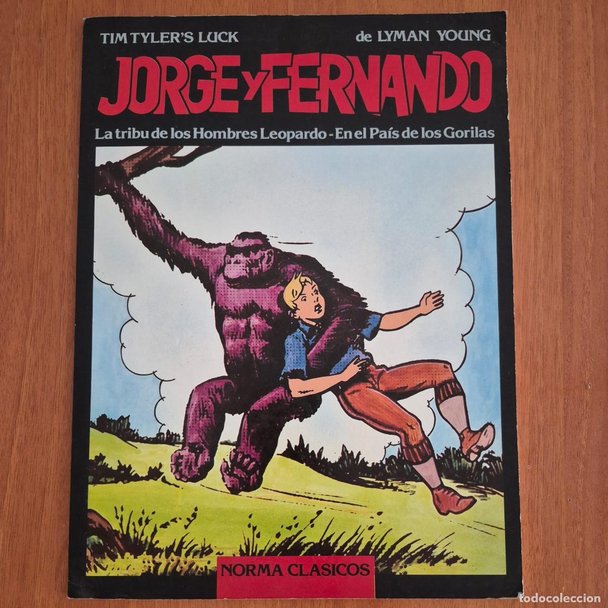 Tebeos: JORGE Y FERNANDO: LA TRIBU DE LOS HOMBRES LEOPARDO / EN EL PA&Iacute;S DE LOS GORILAS - LIMAN YOUNG (C&Oacute;MIC)