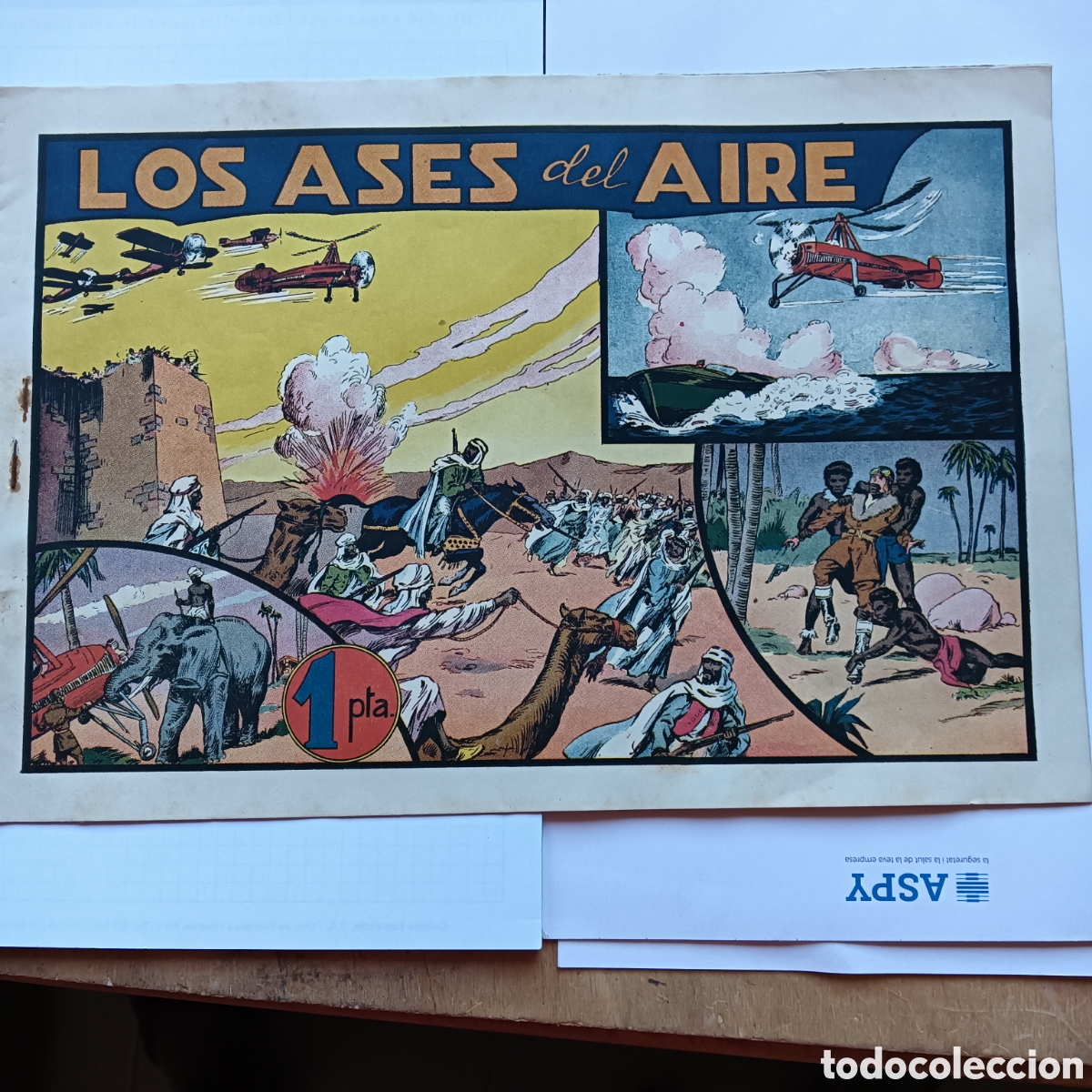 Tebeos: LOS ASES DEL AIRE NUM 9 ALBUMES PREFERIDOS POR LA JUVENTUD HISPANO AM&Eacute;RICANA ORIGINAL