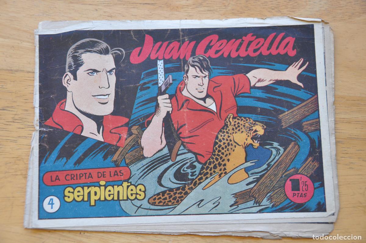Tebeos: COMIC - JUAN CENTELLA N&ordm;4 - LA CRIPTA DE LAS SERPIENTES - EDITORIAL HISPANO AMAERICANA