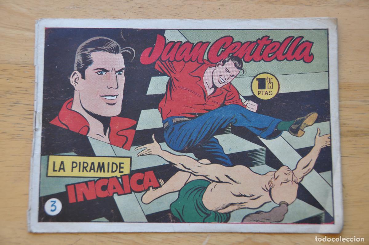 Tebeos: COMIC - JUAN CENTELLA N&ordm;3 - LA PIR&Aacute;MIDE INCAICA - EDITORIAL HISPANO AMAERICANA