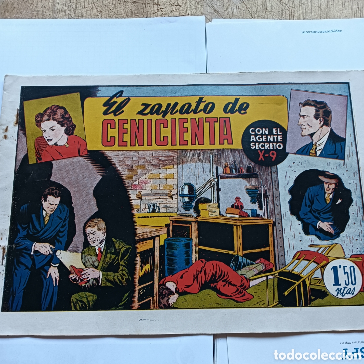 Tebeos: AGENTE SECRETO X9 NUM 7 HISPANO AM&Eacute;RICANA ORIGINAL