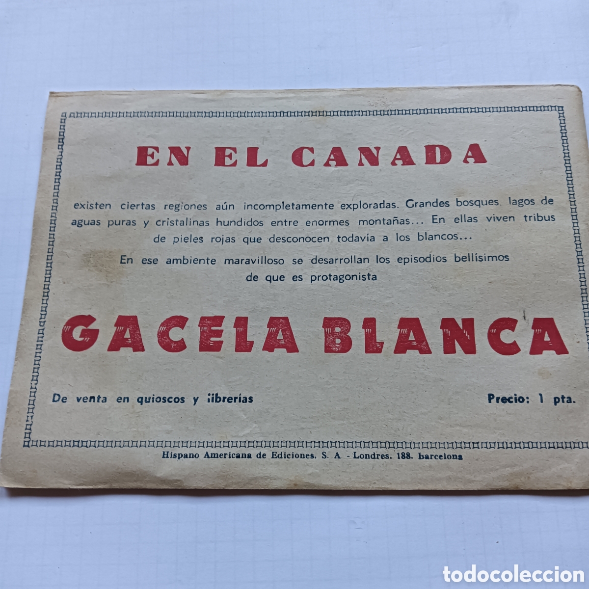 Tebeos: AUDAZ N&Uacute;M 9 HISPANO AM&Eacute;RICANA ORIGINAL - Foto 2