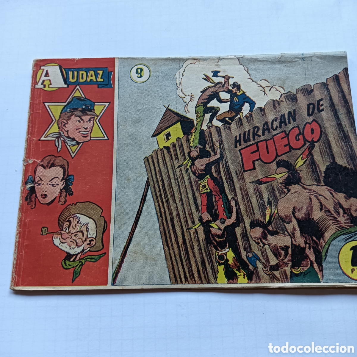 Tebeos: AUDAZ N&Uacute;M 9 HISPANO AM&Eacute;RICANA ORIGINAL