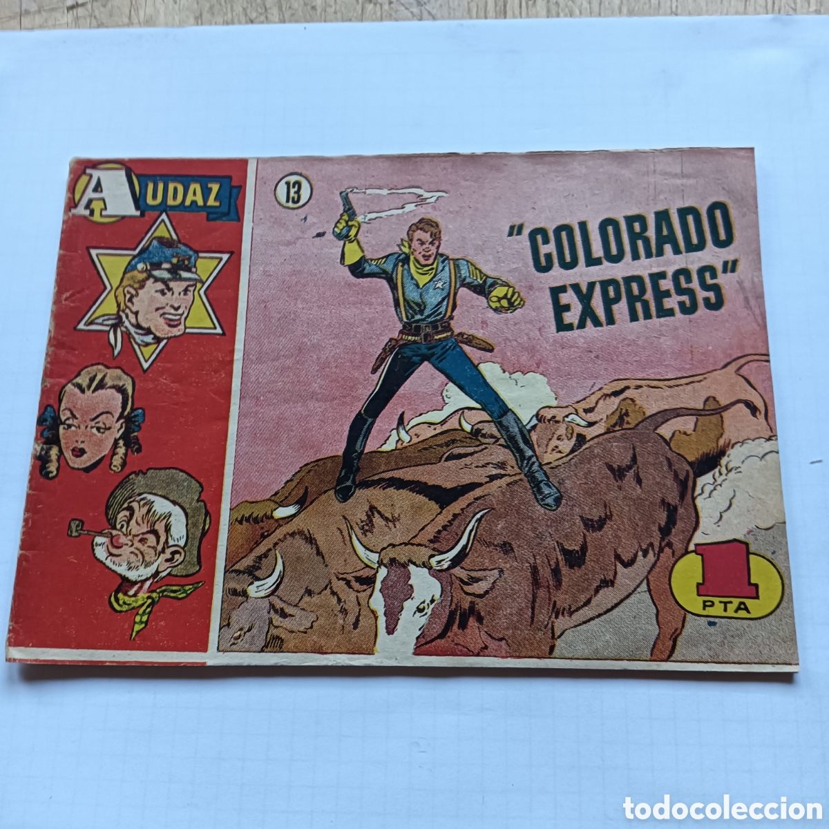 Tebeos: AUDAZ N&Uacute;M 13 HISPANO AM&Eacute;RICANA ORIGINAL
