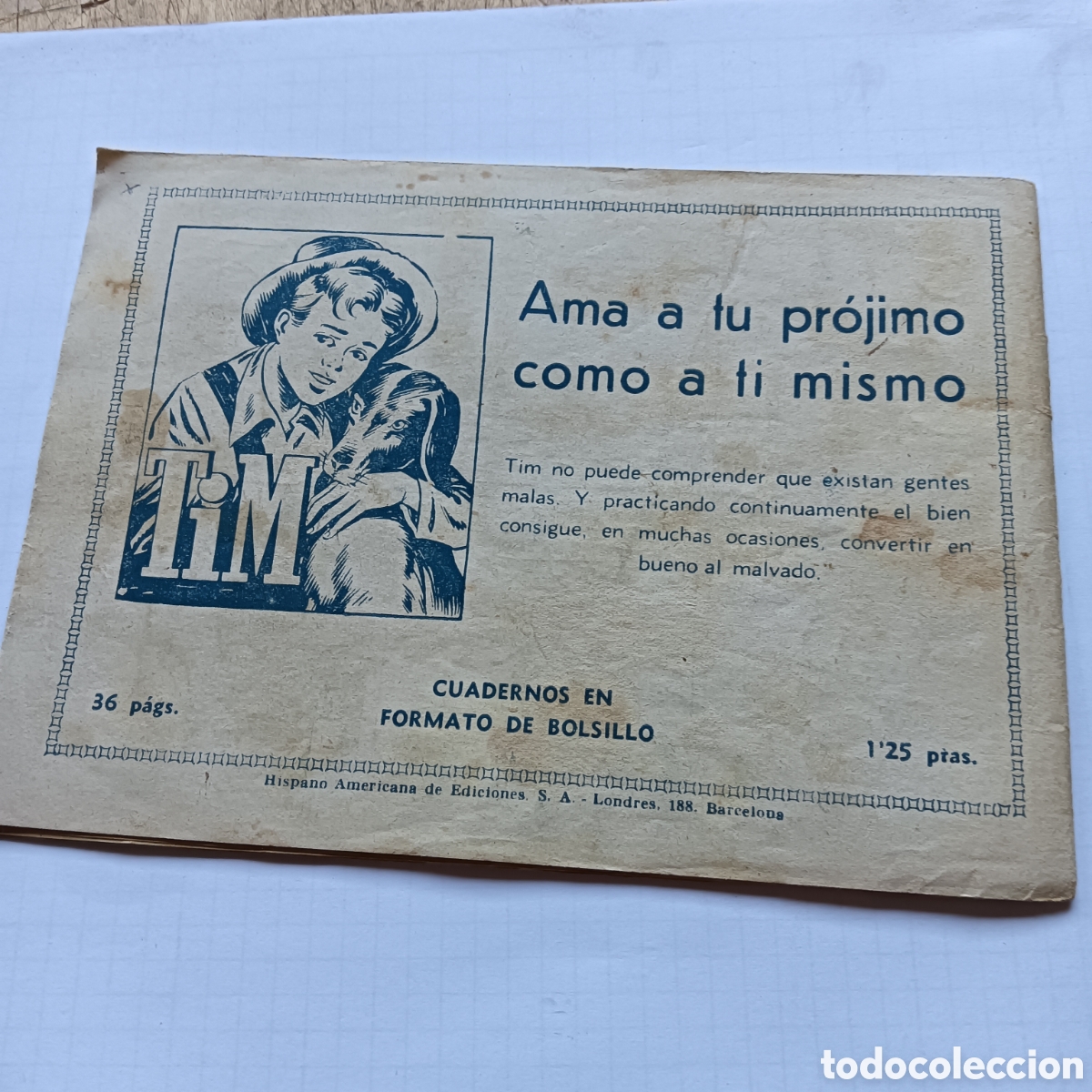 Tebeos: AUDAZ N&Uacute;M 17HISPANO AM&Eacute;RICA ORIGINAL - Foto 2